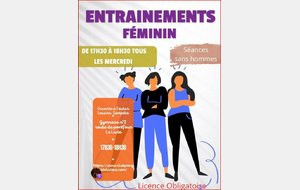 Création d'un créneau pour les féminines